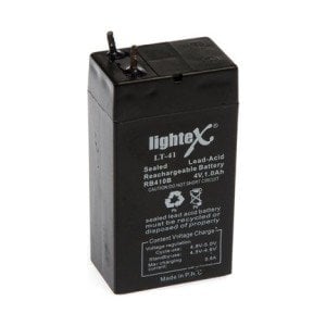 Lightex LT-41N 4Volt 1Amper Akü 65x22x35mm
