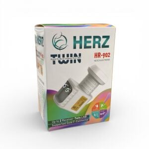 HERZ HR-902 Universal Twin Çift Çıkışlı LNB 0.1db Full HD 4K