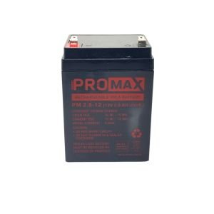 Energy Promax 12Volt 2.8Amper Kuru Akü PM12-2.8 (100x48x71mm)