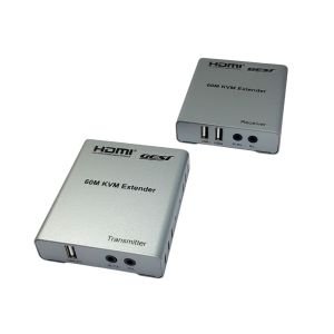 GESİ 60Metre HDMI+USB+IR To Cat6 KVM Extender