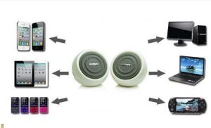 Magicvoice MV-24845 1+1 USB Mini Hoparlör 2X3Watt