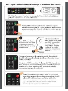 Next 2000 HD Uydu Kumanda Orjinal