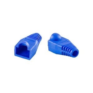 Electroon RJ45 CAT5 PVC Kılıf Mavi - 25Adet