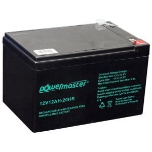 Powermaster 12Volt 12Amper Akü