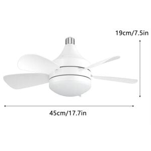 electroon Kumandalı 3 Hız Kademeli E27 Duy 2000 Lümen 3 Renk Işıklı Ledli Tavan Fan Vantilatör