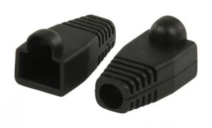 Electroon RJ45 CAT5 PVC Kılıf Siyah - 25Adet