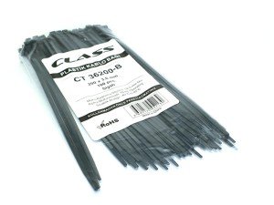 CLASS CT36200B 20cm Siyah Kablo Bağı Cırt Kelepçe 100Adet