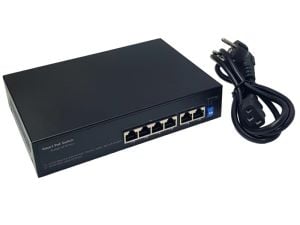 HERZ 4 Port PoE Switch + 2 Port 10/100mbps