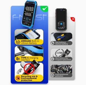 FNIRSI S1 Büyük Ekranlı Dijital Multimetre - Ölçü Aleti