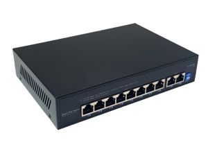 HERZ 8 Port PoE Switch + 2 Port Uplink Gigabit
