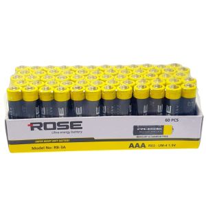 ROSE AAA İnce 1.5V Kalem Pil 60'LI Paket