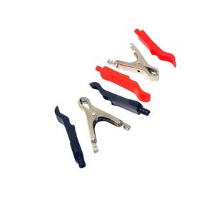 Electroon Orta Boy Kılıflı Akü Maşası Kırmızı-Siyah 2 Adet 7x85x120mm