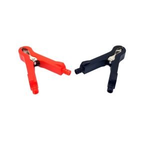 Electroon Orta Boy Kılıflı Akü Maşası Kırmızı-Siyah 2 Adet 7x85x120mm