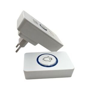 Powermaster PM-27140 Kablosuz Uzaktan Kumandalı Kapı Zili 220Volt