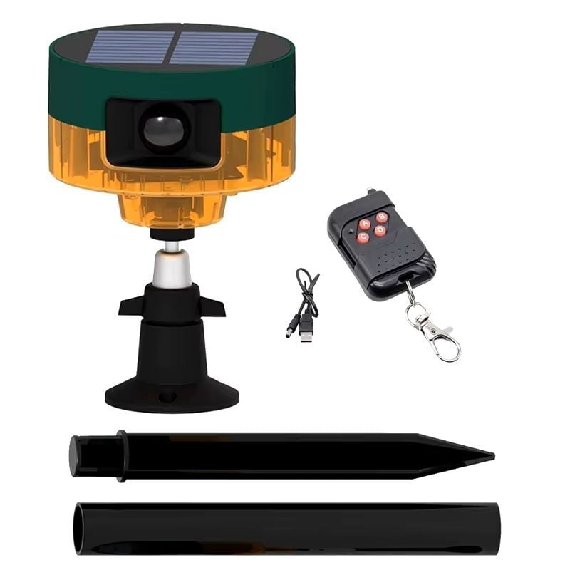 Powermaster PM-26947 DC 5V Sesli Hayvan Kovucu Solar Alarm Cihazı