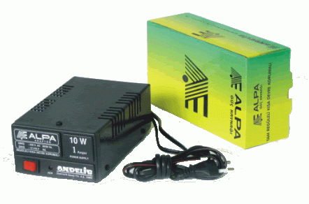ALPA 10Watt 12Volt 1Amper DC Adaptör
