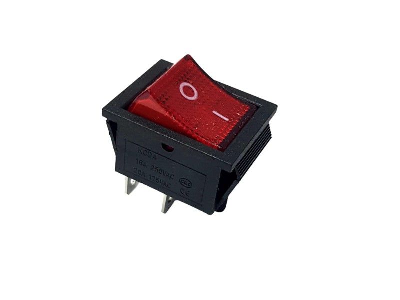 Electroon 250V 16A 4Pin Işıklı Adaptör Anahtarı 30x20mm