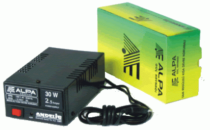 ALPA 30Watt 12Volt 2,5Amper DC Adaptör