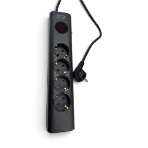 Showmax SH-4635 Dijital Göstergeli 4lü 2Metre Kablolu Akım Korumalı Grup Priz