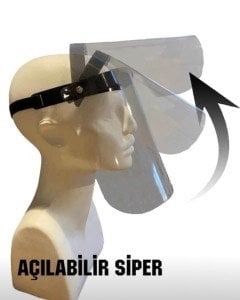 electroon Yüz Koruyucu Açılabilir Siperlik