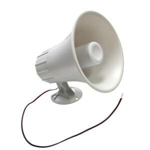 electroon 13cm Mini Beyaz Horn Hoparlör 20Watt 16ohm