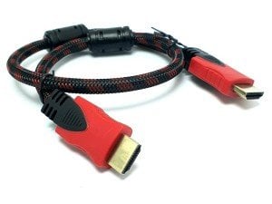 electroon 50cm Örgülü HDMI Kablo Altın Uçlu v1.4