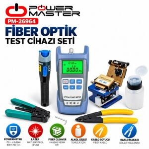 Powermaster 4609 Fiber Optik Test Cihazı Seti Çantalı