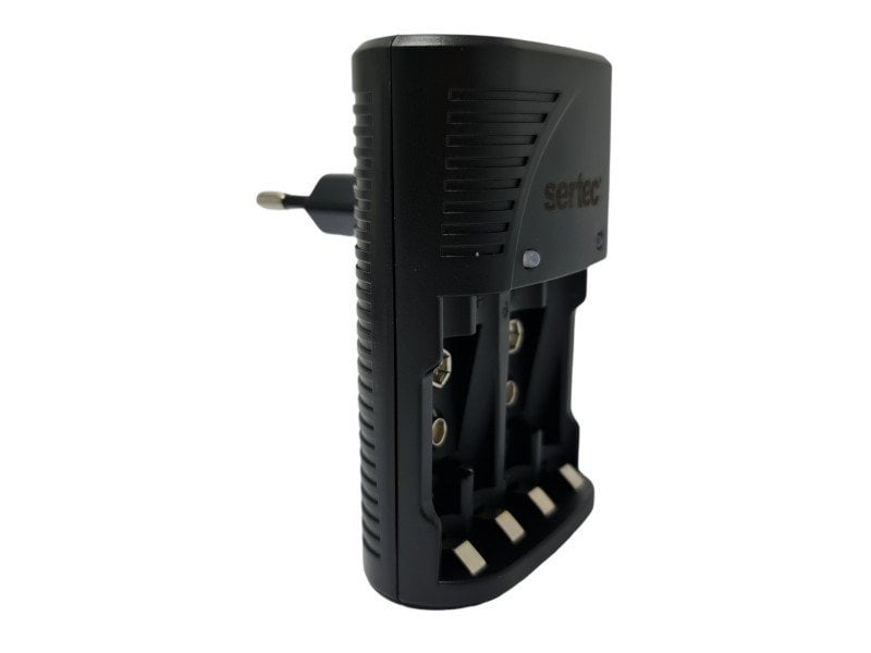 Sertec C802 AA-AAA-9V Uyumlu 4lü Pil Şarj Aleti