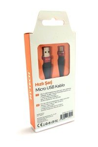 HYTECH HY-X225 3A Micro Usb Hızlı Şarj Kablosu 1Metre