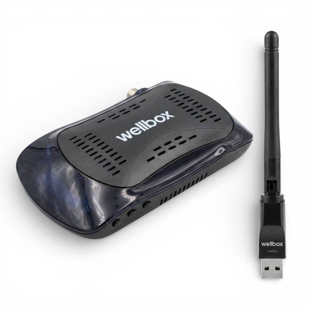 Wellbox Vega Full HD Mini Uydu Alıcısı 1080P + Wifi Anten