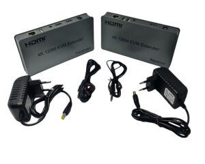 Herz 4K 120Metre HDMI+USB+IR To Cat6 KVM Extender