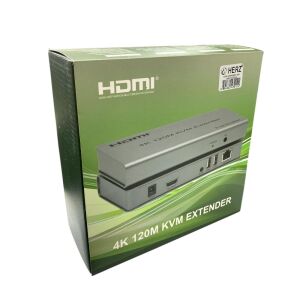 Herz 4K 120Metre HDMI+USB+IR To Cat6 KVM Extender