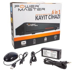 Powermaster 6in1 16Kanal 1080N Dvr Kayıt Cihazı H265
