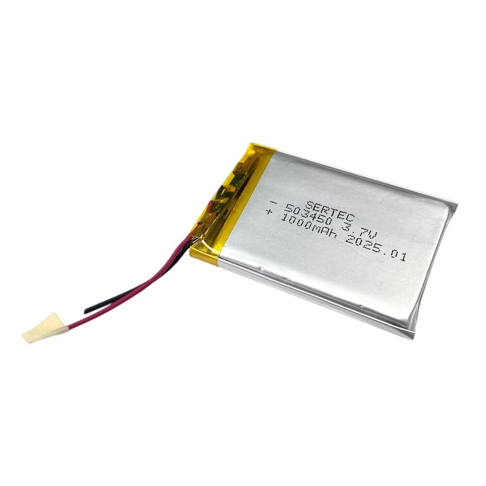 Sertec 503450 3.7V 1000mAh Li-Polymer Pil