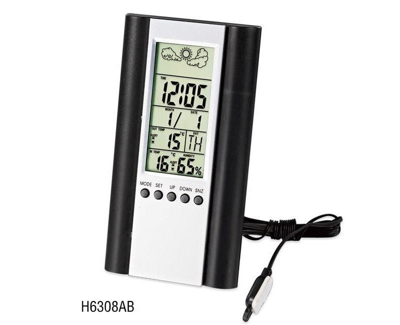 TT Technic H6308AB Termometre Nem Ölçer Saat Alarm