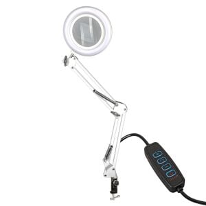 electroon ELC-2059 3 Diopter Masa Üstü 64 Ledli Akrobat Büyüteç Mercek