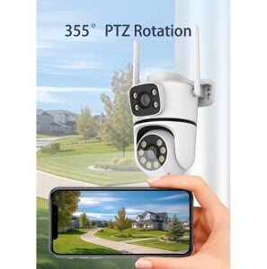 Avenir AV-S301 4MP Çift Kameralı Wifi Akıllı PTZ Kamera