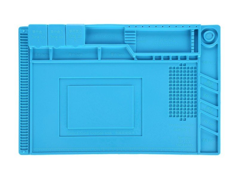 Kingsdun KS6345 45x30cm Manyetik Silikon Ped Vida Tutucu Isıya Dayanıklı