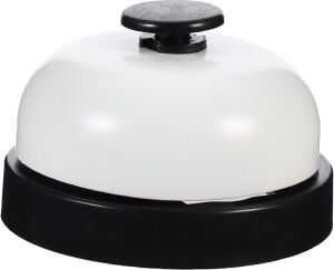 Sunup SN-25314 Metal Otel Resepsiyon Restoran Masa Zili Çanı - Siyah