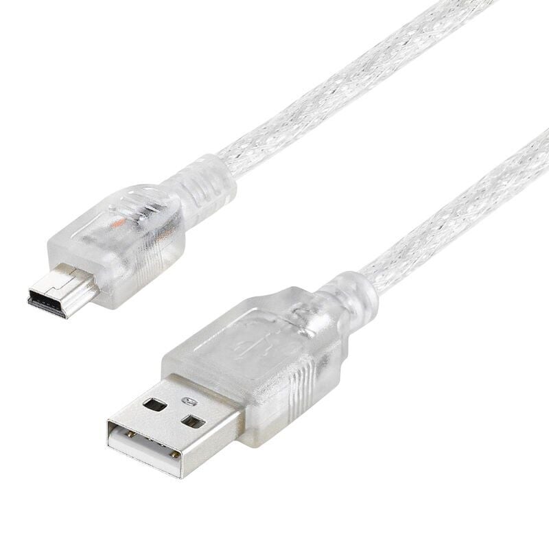 Powermaster USB 5pin Kablo 1.5Metre Şeffaf