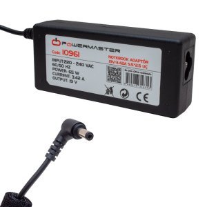 Powermaster Toshiba-Asus-Acer 19V-3.42A Notebook Adaptör