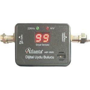Atlanta ASF 2025 Dijital Uydu Bulucu + Test Ara Kablosu