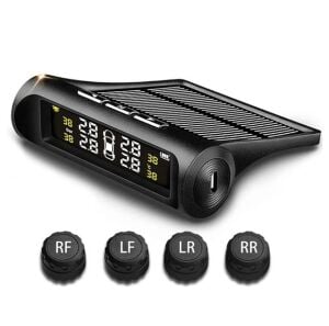 PowerMaster PM-26964 Solar DC 5V Araç Lastik Basınç Ölçme - İzleme Sistemi
