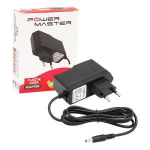Powermaster D-Link DSL-2640U 12V-1A Modem Adaptör 3.5x1.35mm Düz Jak Fişli