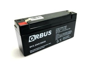 Orbus 6V 3.2Ah Bakımsız Kuru Akü