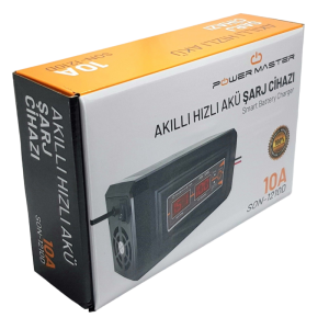 Powermaster SON-1210D 12Volt 10Amper Dijital Akıllı Akü Şarj Cihazı