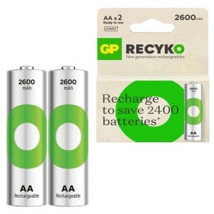 GP ReCyko 2600mAh Şarjlı Ni-MH AA Kalem Pil 2li Paket