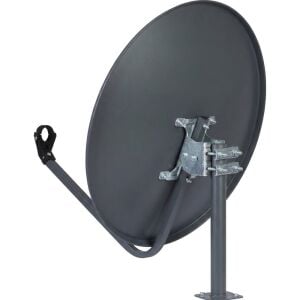 Mega 60cm Ofset Çanak Anten - Antrasit