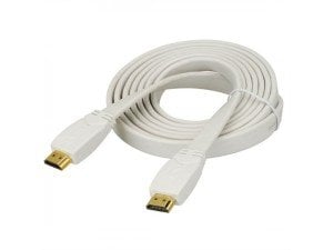 electroon 3Metre Beyaz Flat HDMI Kablo