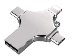 Faster FS-26600 4in1 64Gb USB Flash Bellek TypeC-Micro USB-Lightning Çıkışlı
